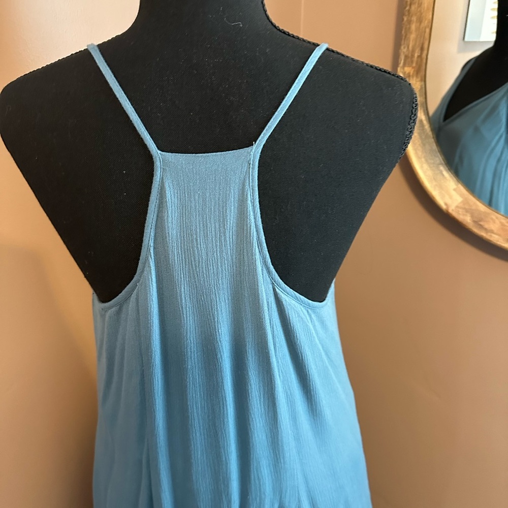 Ariat denim blue hi-low dress. - Picture 4 of 7